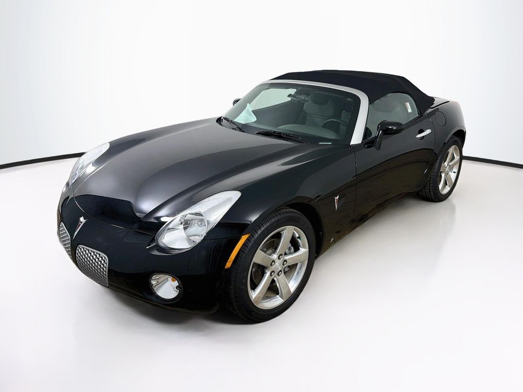 Mysterious (Black) 2007 Pontiac Solstice Convertible Rear-Wheel Drive 5-Speed Manual