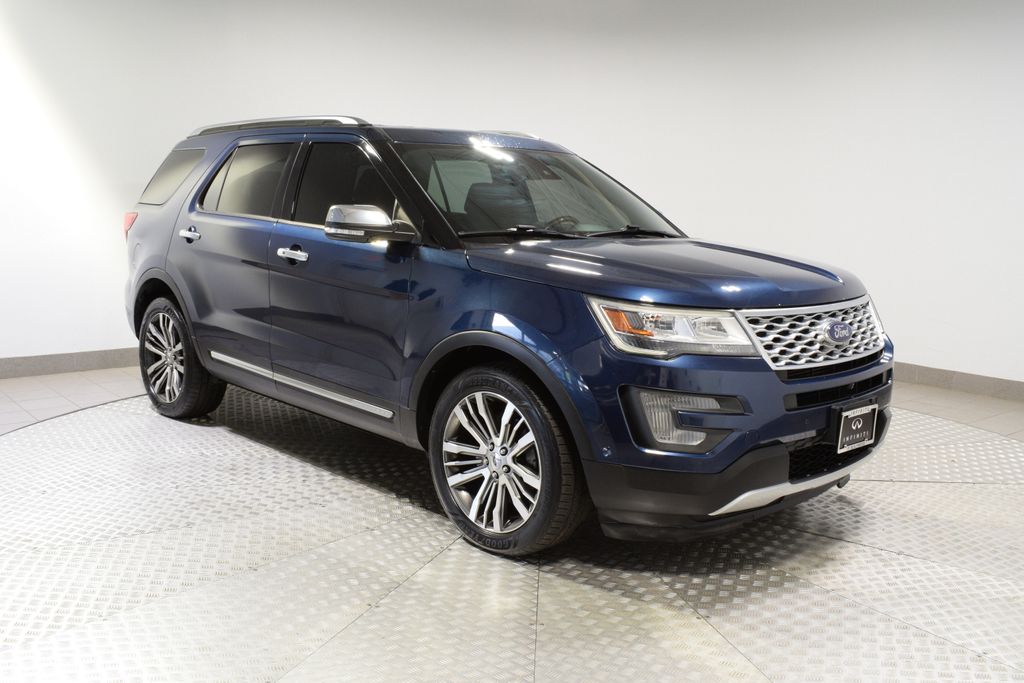 Blue Jeans Metallic 2017 Ford Explorer SUV / Crossover All-Wheel Drive 6-Speed Automatic