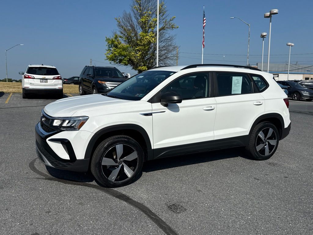 2023 Volkswagen Taos 1.5T S White at Auto Express Mitsubishi