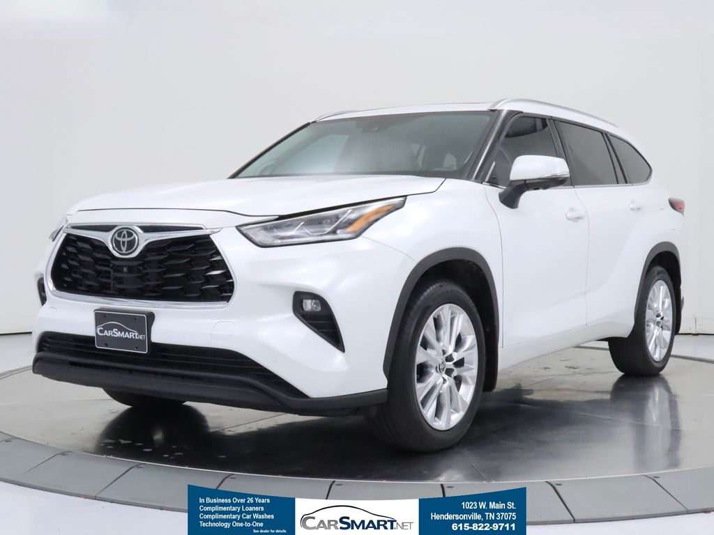 White (Wind Chill Pearl) 2023 Toyota Highlander SUV / Crossover All-Wheel Drive 8-Speed Automatic