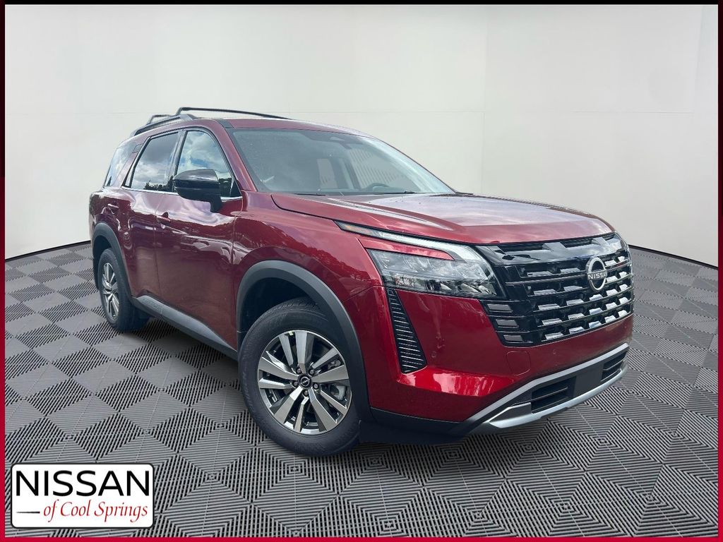 Red (Scarlet Ember Tintcoat) 2026 Nissan Pathfinder SUV / Crossover Front-Wheel Drive 9-Speed Automatic