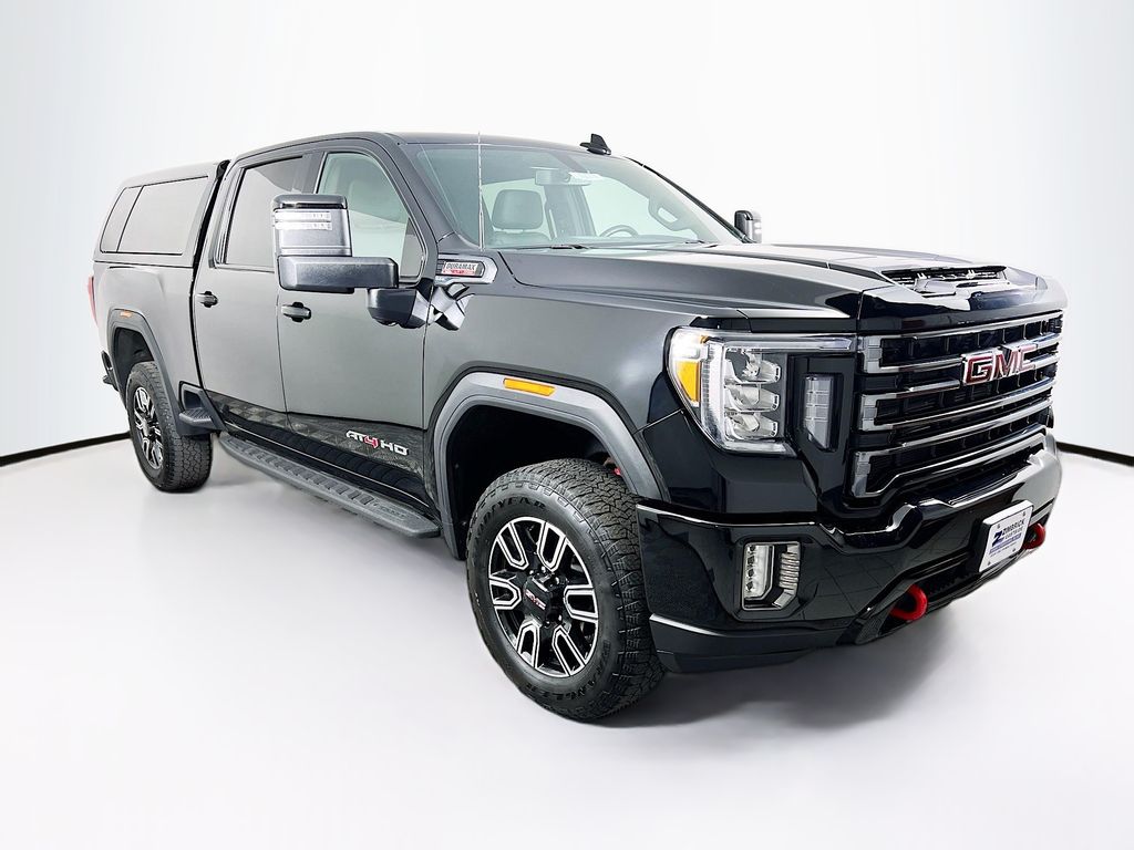 Onyx Black 2023 GMC Sierra 3500HD AT4 Crew Cab 4WD Pickup Truck Four-Wheel Drive Automatic