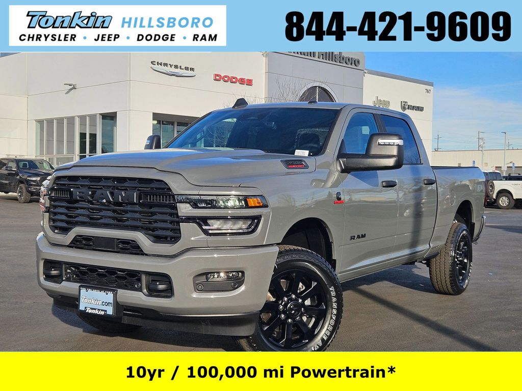 Ceramic Gray Clearcoat 2026 RAM 2500 Big Horn Crew Cab 4WD Pickup Truck Four-Wheel Drive 8-Speed Automatic