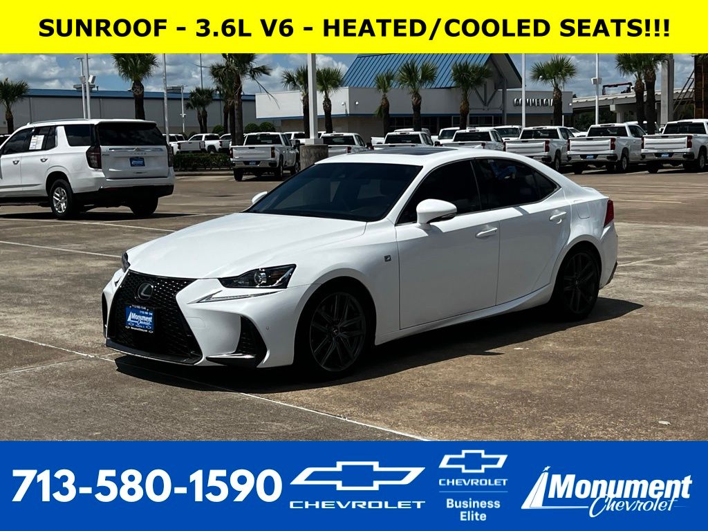 Ultra White 2020 Lexus IS 350 RWD Sedan Rear-Wheel Drive 8-Speed Dual Clutch