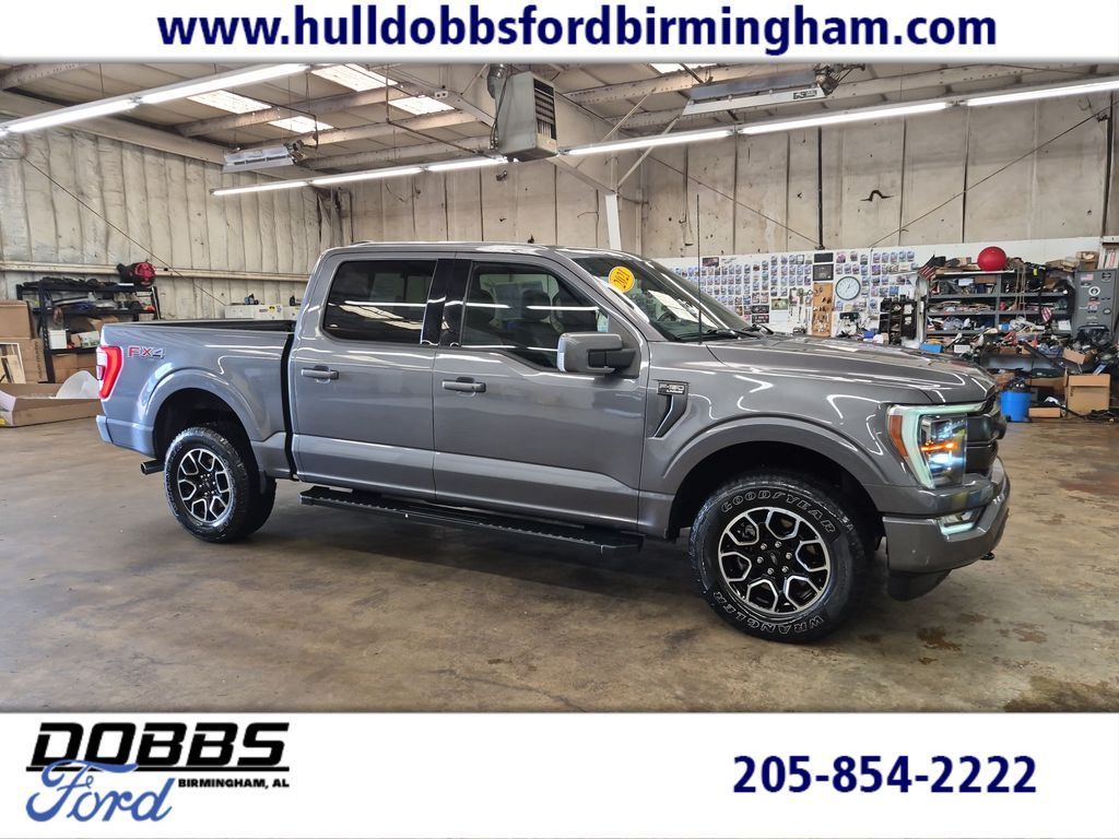 Gray Metallic 2021 Ford F-150 Pickup Truck Four-Wheel Drive Automatic