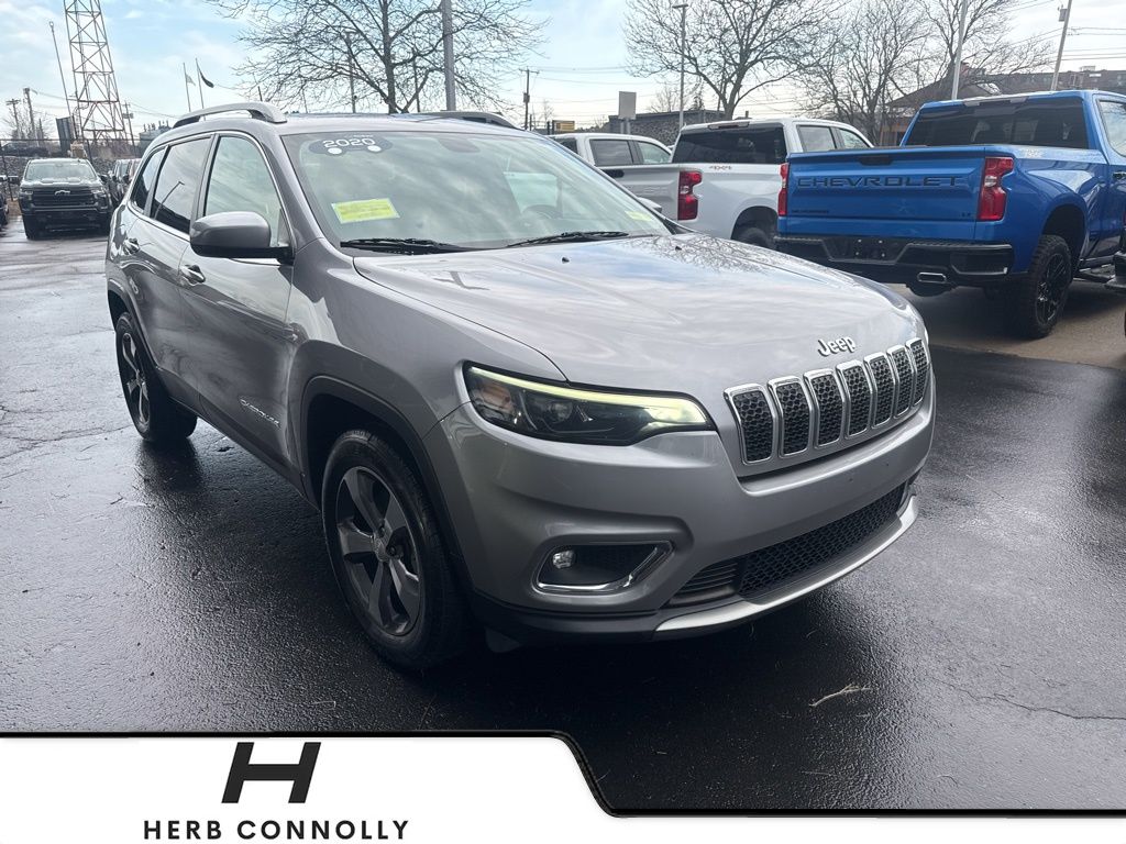 Billet Silver Metallic Clearcoat 2019 Jeep Cherokee Limited 4WD SUV / Crossover Four-Wheel Drive 9-Speed Automatic