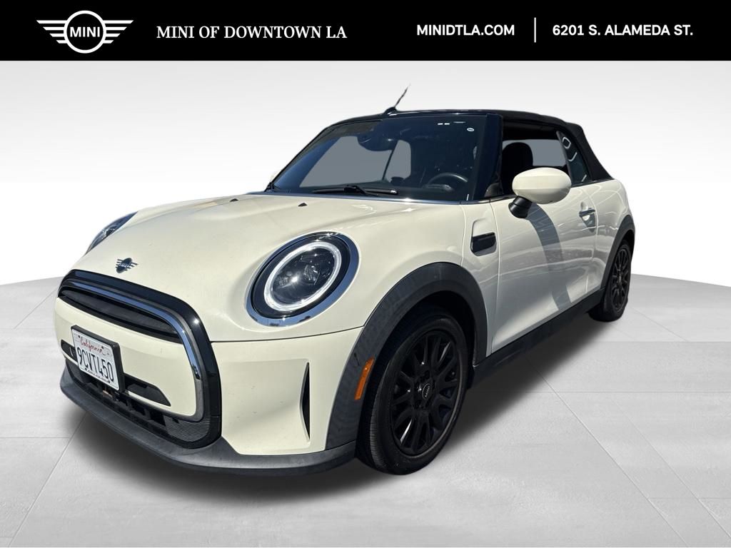 Pepper White 2023 MINI Cooper Convertible Front-Wheel Drive 7-Speed Automatic