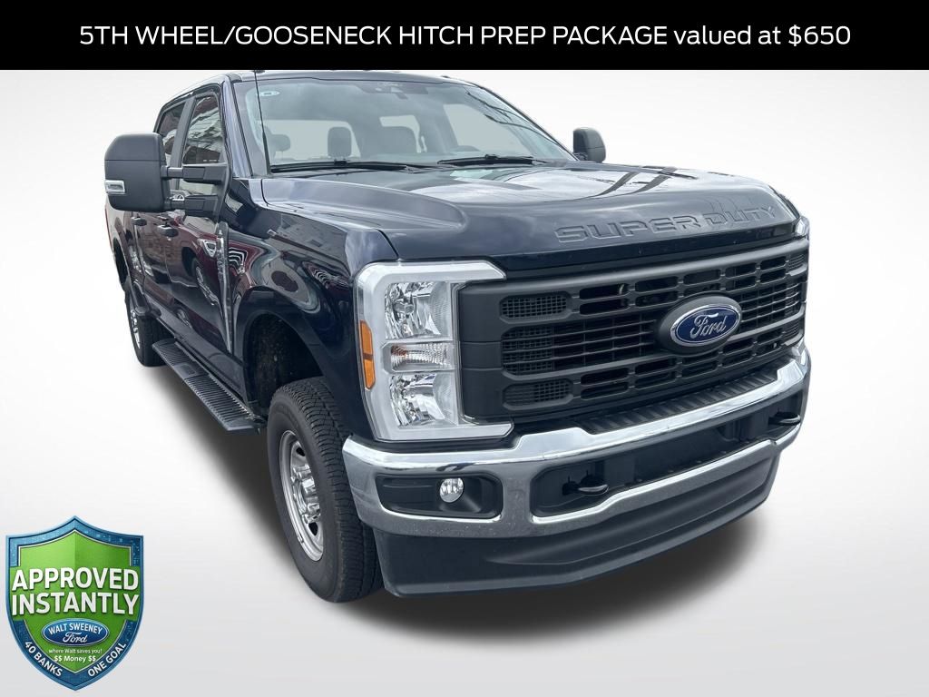 Blue Metallic 2025 Ford F-250 Super Duty Pickup Truck Four-Wheel Drive Automatic