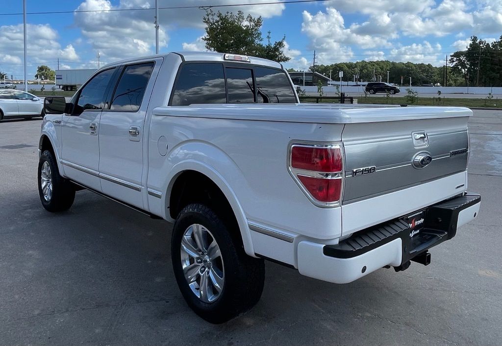 2013 Ford F-150 Platinum White at Bayway Cadillac of The Woodlands