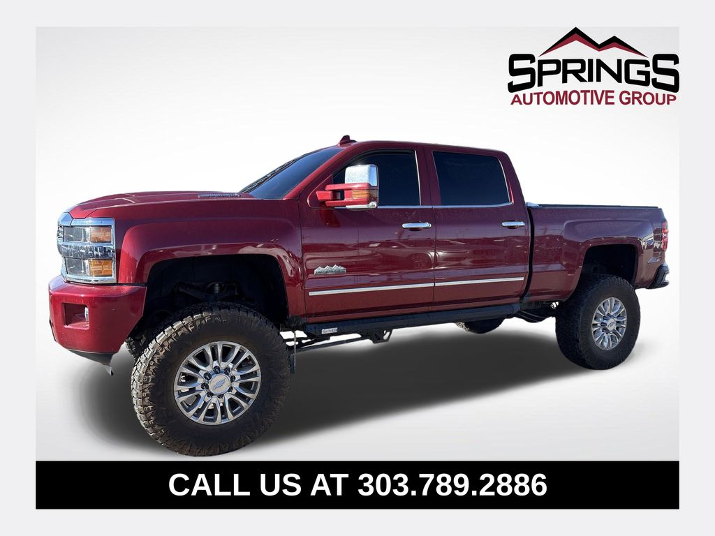 Cajun Red Tintcoat 2019 Chevrolet Silverado 2500HD High Country Crew Cab 4WD Pickup Truck Four-Wheel Drive 6-Speed Automatic