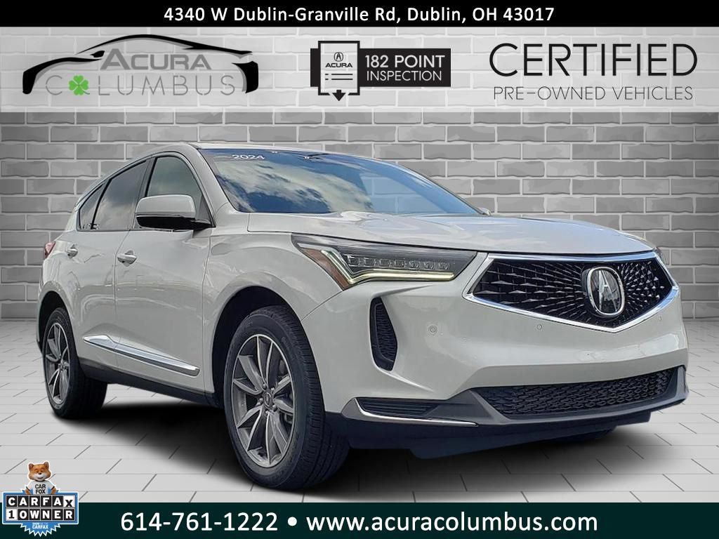 Platinum White Pearl 2024 Acura RDX SUV / Crossover All-Wheel Drive Automatic
