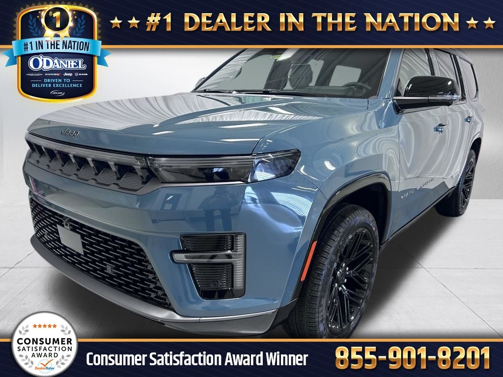 Gray (Steel Blue) 2026 Jeep Grand Wagoneer SUV / Crossover Four-Wheel Drive 8-Speed Automatic