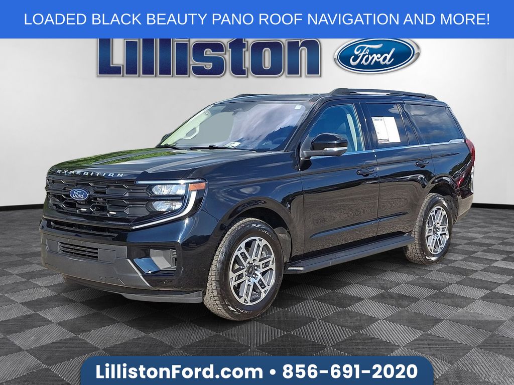 Black Metallic 2025 Ford Expedition SUV / Crossover Four-Wheel Drive Automatic