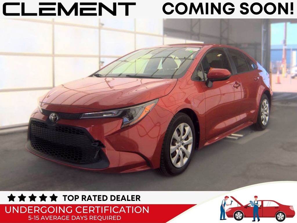 Barcelona Red Metallic 2021 Toyota Corolla Sedan Front-Wheel Drive Continuously Variable Transmission