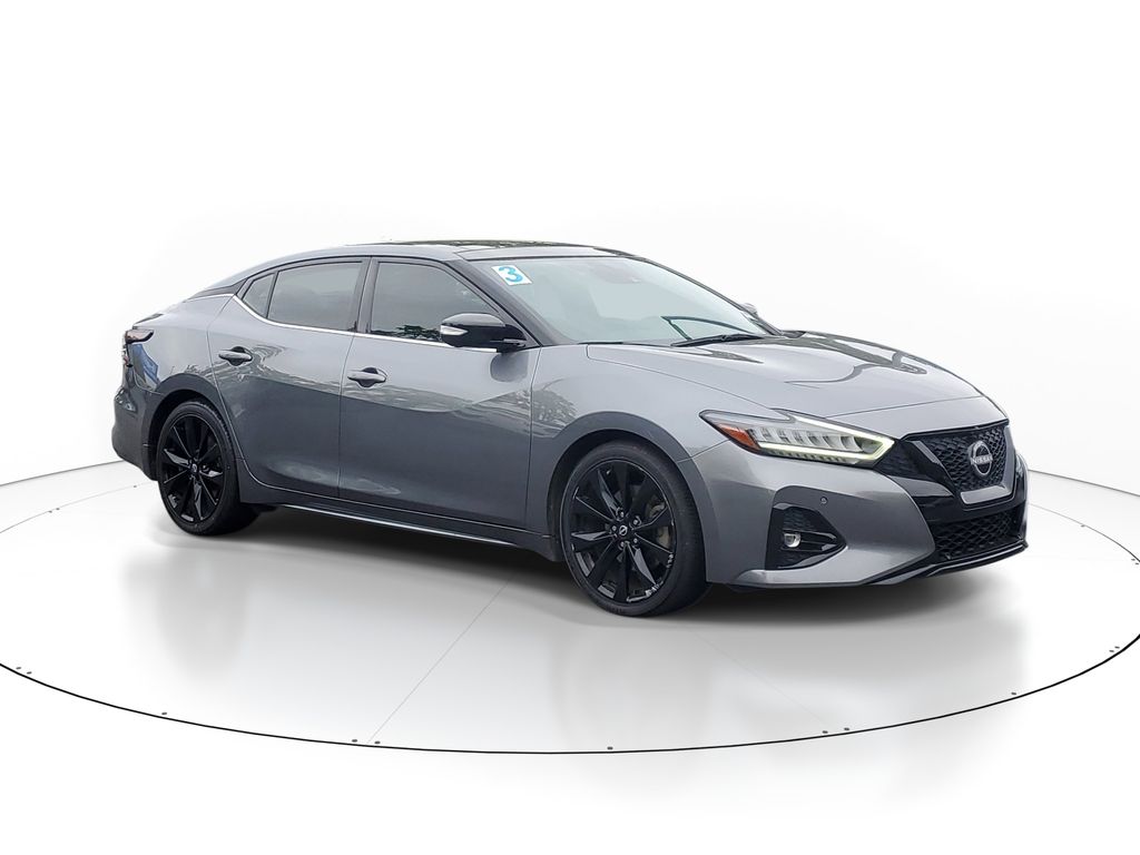 Gray (Gun Metallic) 2023 Nissan Maxima Sedan Front-Wheel Drive Continuously Variable Transmission