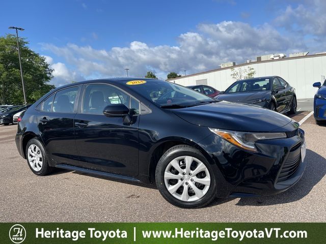Midnight Black Metallic 2024 Toyota Corolla Sedan Front-Wheel Drive Continuously Variable Transmission