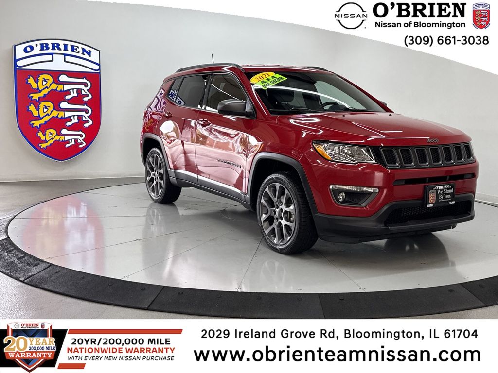 Red Line 2021 Jeep Compass SUV / Crossover Four-Wheel Drive 9-Speed Automatic