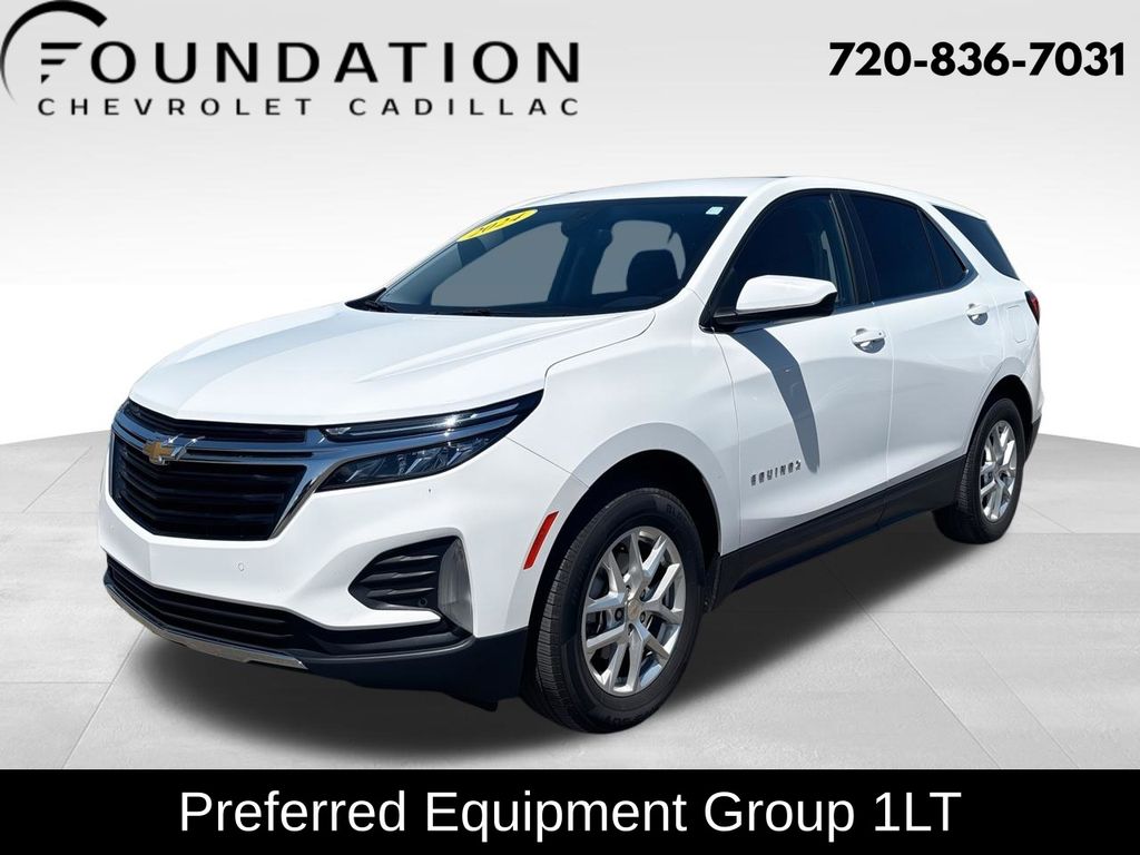 Summit White 2024 Chevrolet Equinox SUV / Crossover Four-Wheel Drive 6-Speed Automatic Overdrive