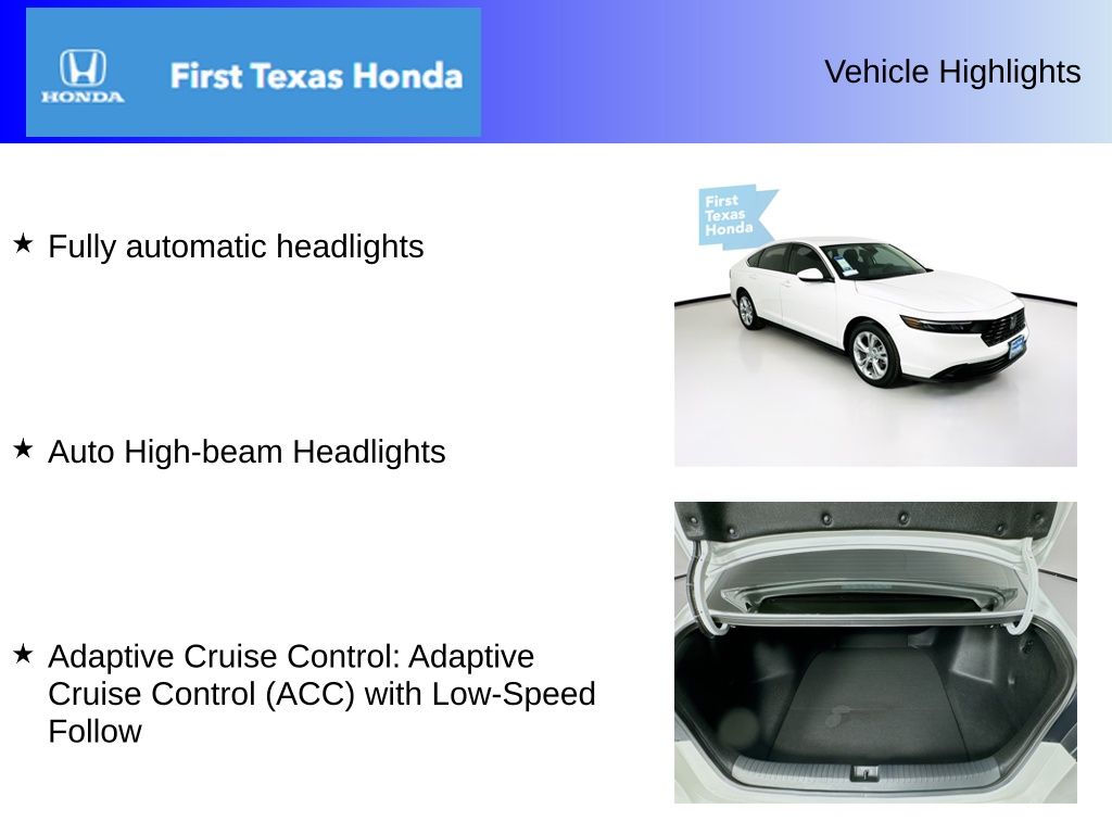 Used Car 2025 Honda Accord  Lx For Sale Under $30,000 In Austin, Texas