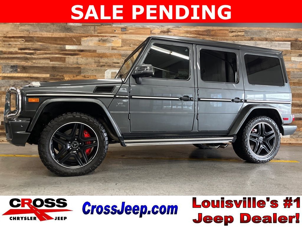 designo Manufaktur Tectite Gray Metallic 2018 Mercedes-Benz G-Class AMG G 63 4MATIC SUV / Crossover All-Wheel Drive 7-Speed Automatic