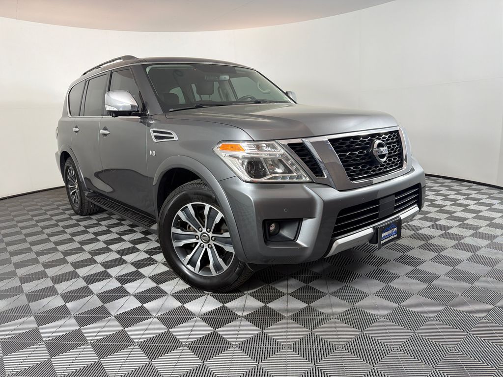 Gray (Gun Metallic) 2018 Nissan Armada SUV / Crossover Four-Wheel Drive 7-Speed Automatic