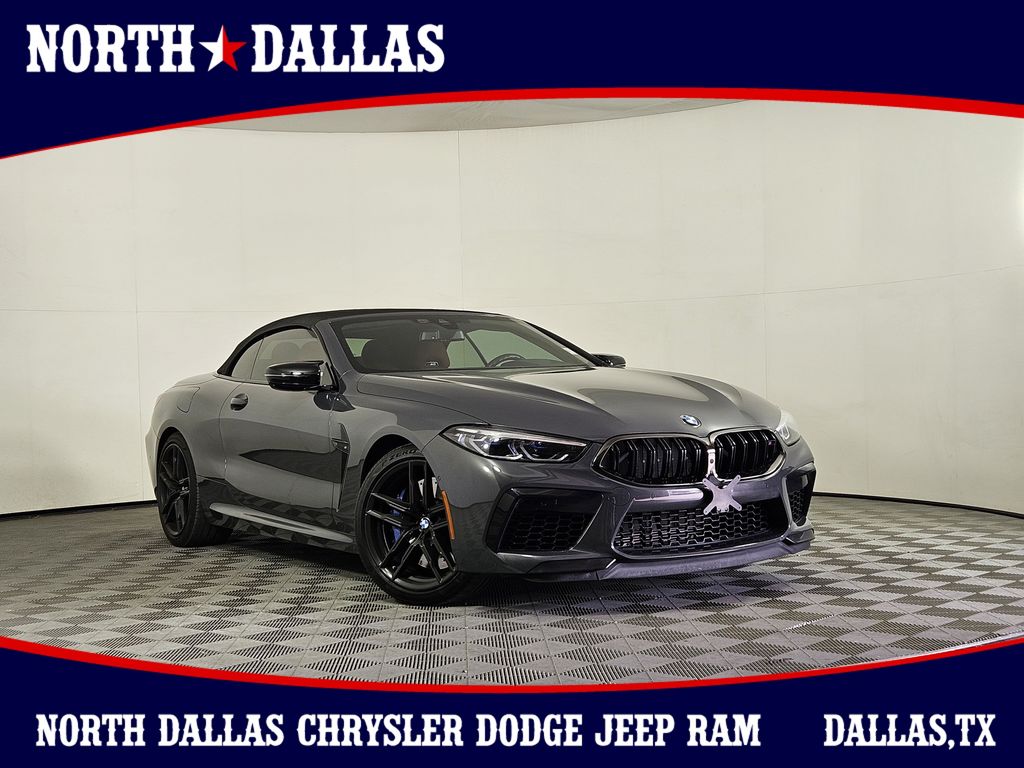 Brands Hatch Gray Metallic 2020 BMW M8 Convertible All-Wheel Drive 8-Speed Automatic