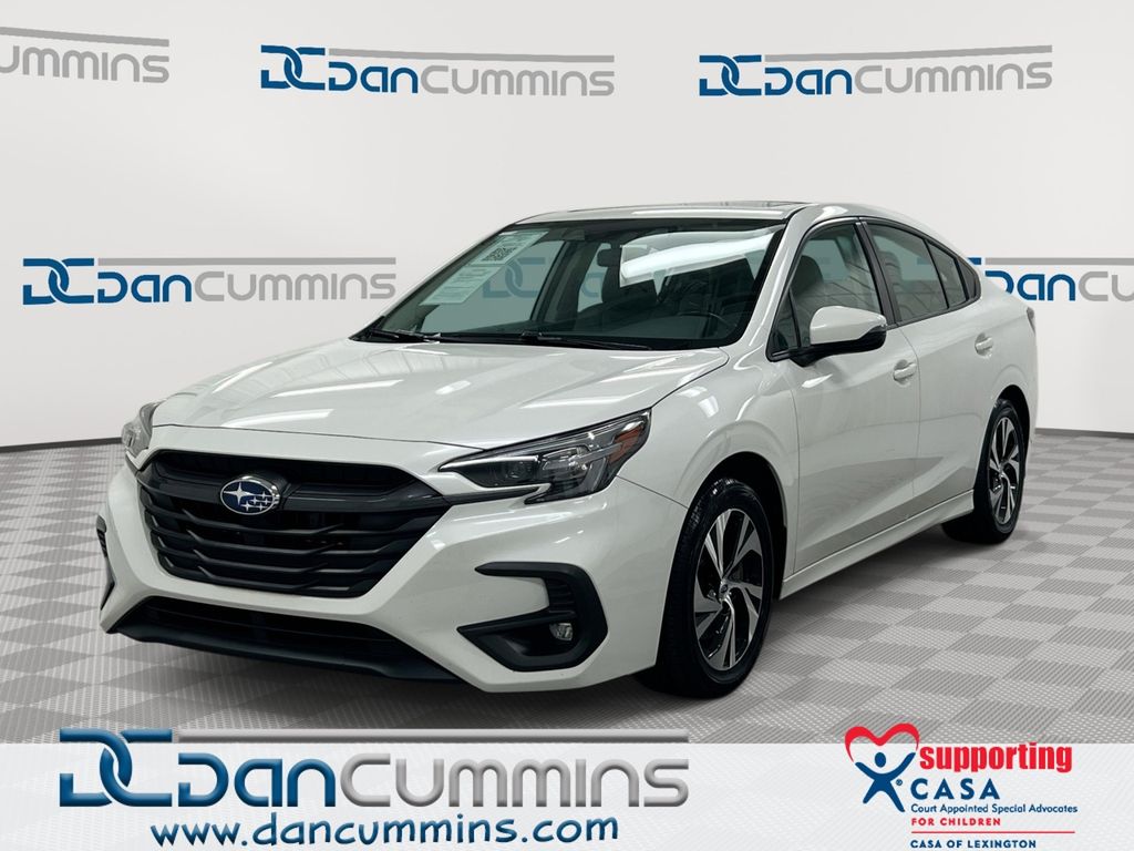 Crystal White Pearl 2023 Subaru Legacy Sedan All-Wheel Drive Continuously Variable Transmission