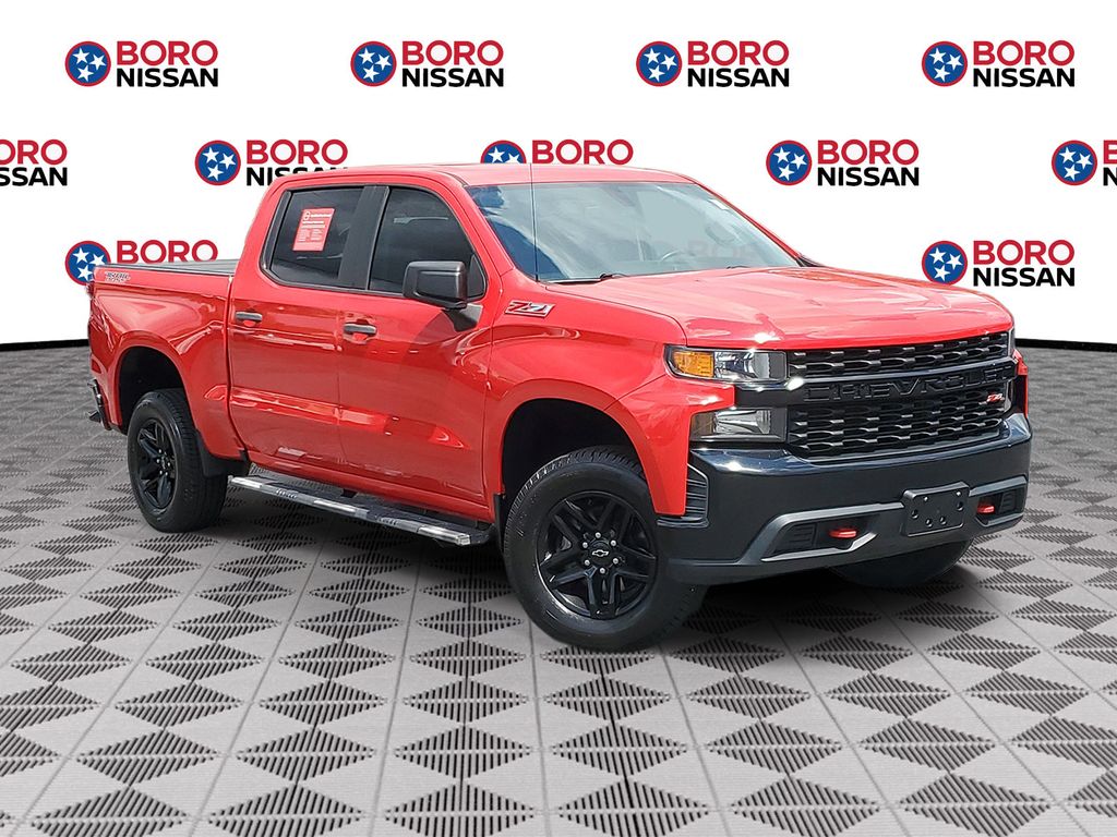 Red Hot 2019 Chevrolet Silverado 1500 Pickup Truck Four-Wheel Drive 6-Speed Automatic Overdrive