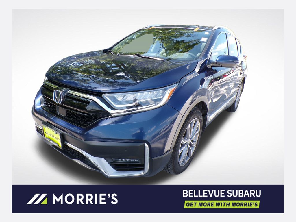 Blue 2021 Honda CR-V Hybrid SUV / Crossover All-Wheel Drive Continuously Variable Transmission