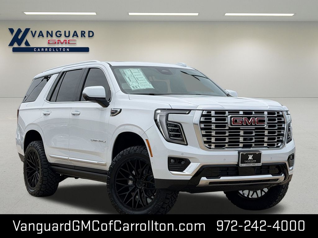 Glacier White Tricoat 2026 GMC Yukon Denali 4WD SUV / Crossover Four-Wheel Drive
