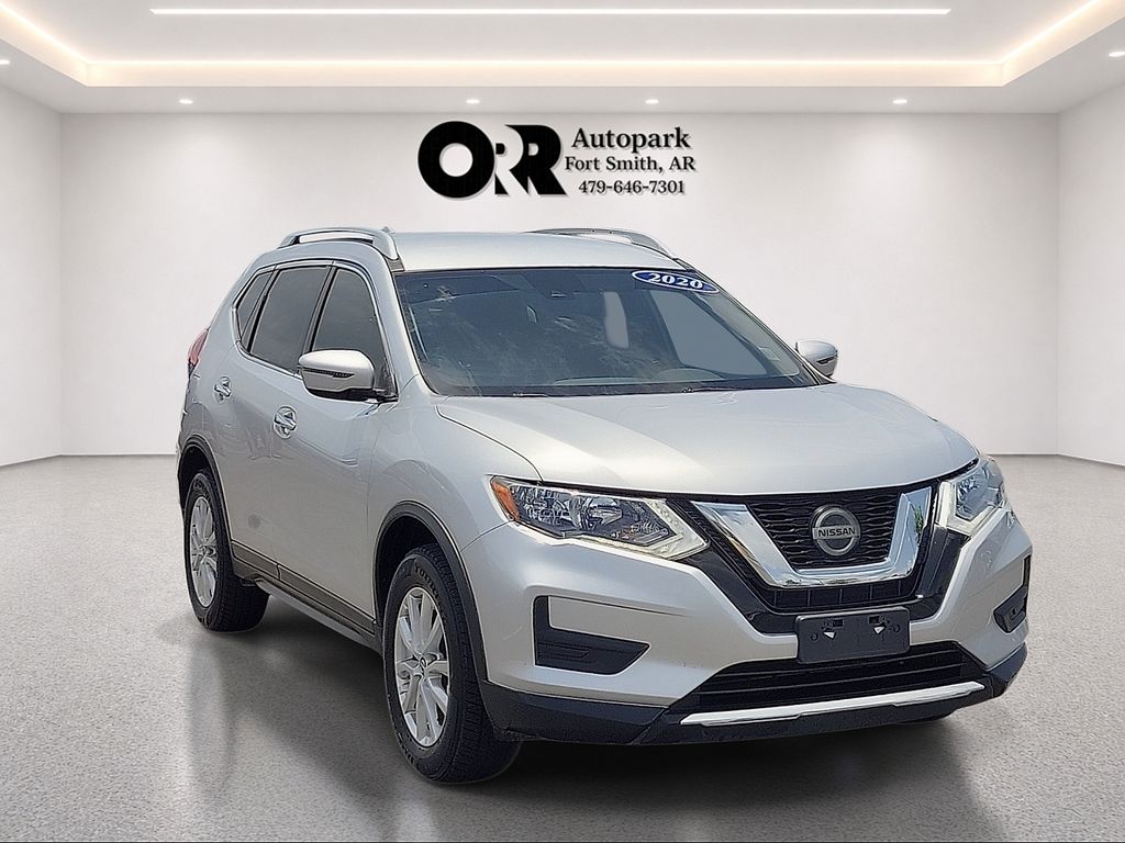 Brilliant Silver Metallic 2020 Nissan Rogue S AWD SUV / Crossover All-Wheel Drive Continuously Variable Transmission