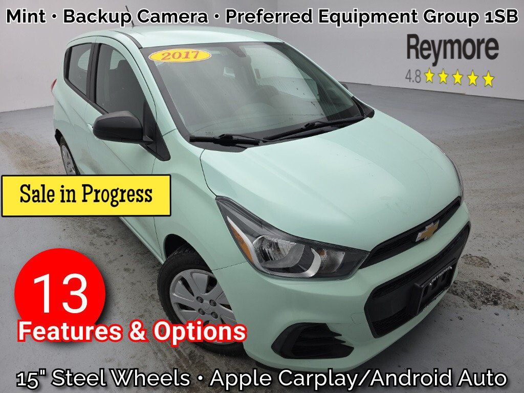 Green (Mint) 2017 Chevrolet Spark LS FWD Hatchback Front-Wheel Drive Continuously Variable Transmission
