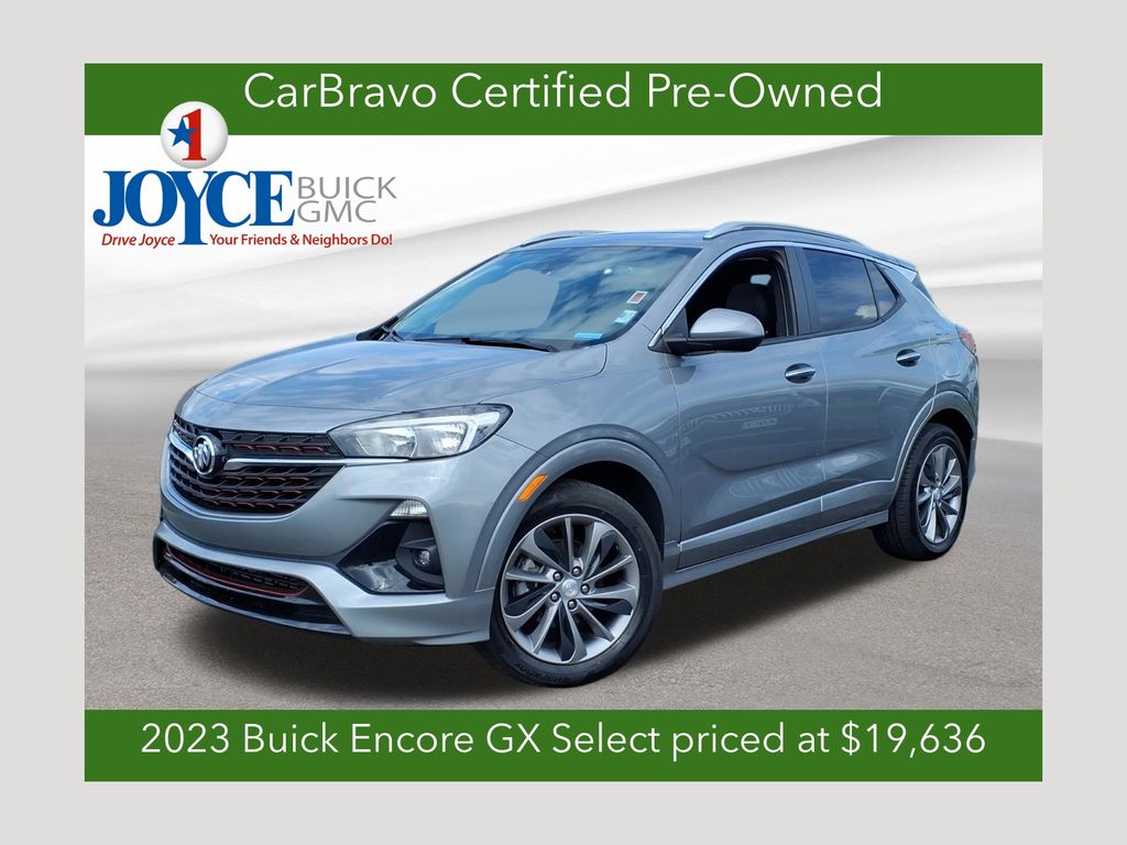Moonstone Gray Metallic 2023 Buick Encore GX SUV / Crossover Front-Wheel Drive Continuously Variable Transmission