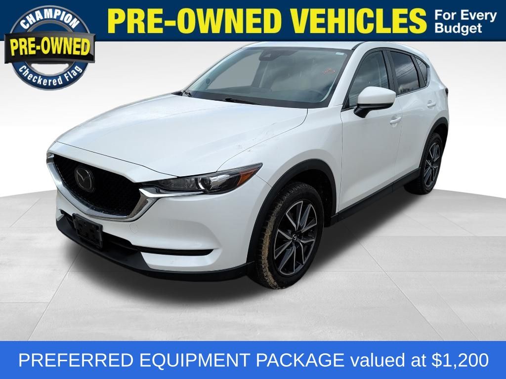 Snowflake White Pearl Mica 2018 Mazda CX-5 Touring AWD SUV / Crossover All-Wheel Drive 6-Speed Automatic