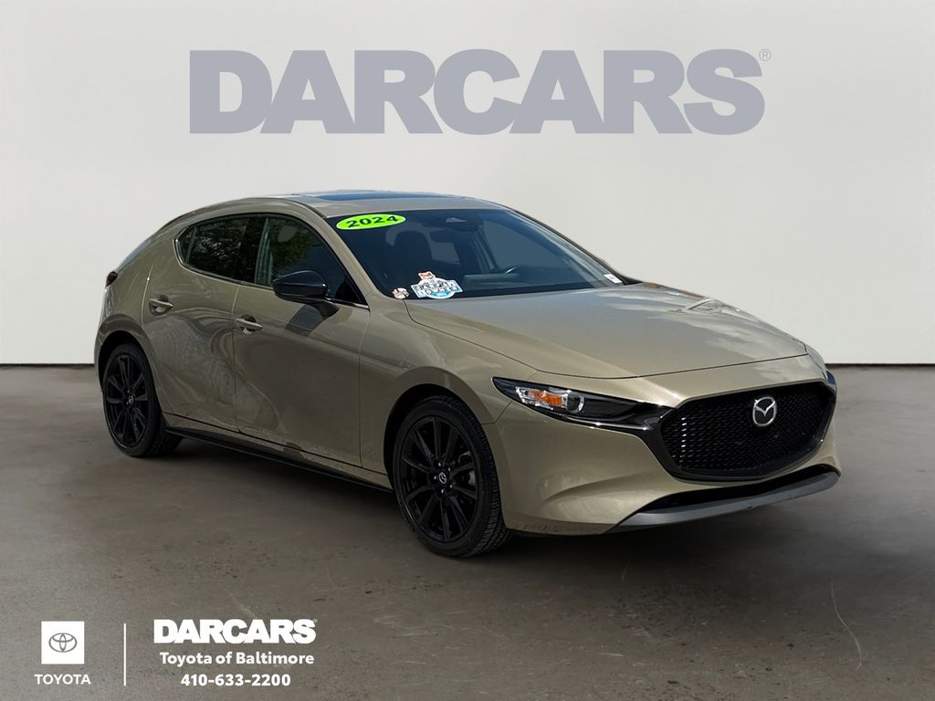 Zircon Sand Metallic 2024 Mazda MAZDA3 Hatchback All-Wheel Drive 6-Speed Automatic