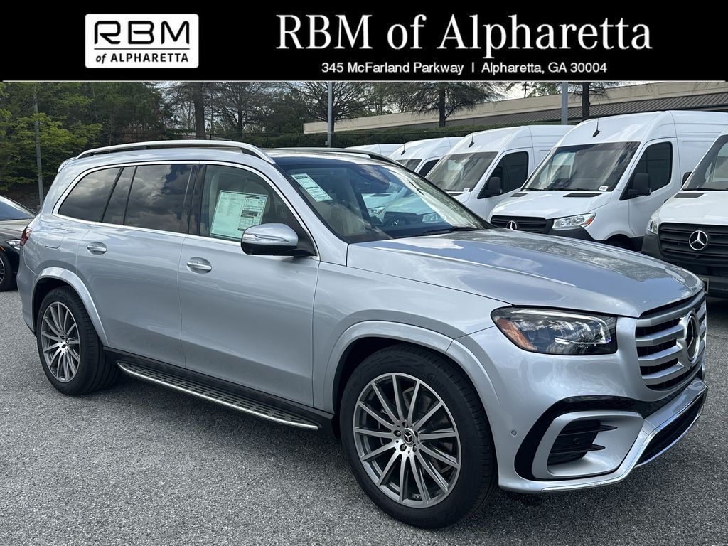 Silver 2026 Mercedes-Benz GLS 450 4MATIC SUV / Crossover All-Wheel Drive 9-Speed Automatic