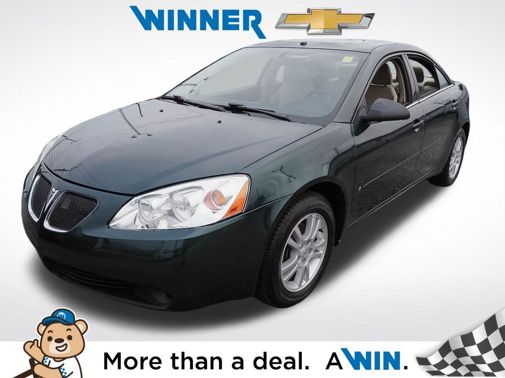 Envious (Emerald Green Metallic) 2006 Pontiac G6 Sedan Front-Wheel Drive 4-Speed Automatic Overdrive