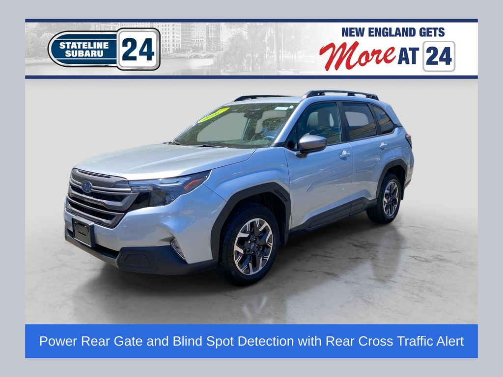 Ice Silver Metallic 2026 Subaru Forester SUV / Crossover All-Wheel Drive Continuously Variable Transmission