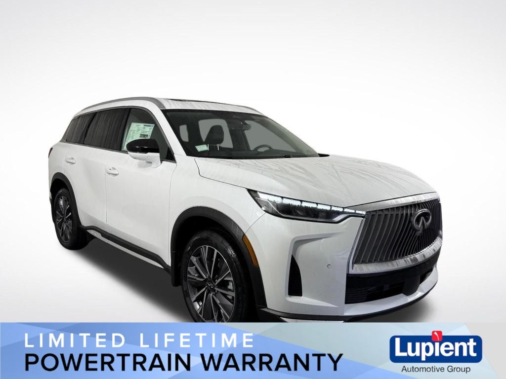 Radiant White 2026 INFINITI QX60 Luxe AWD SUV / Crossover All-Wheel Drive 9-Speed Automatic
