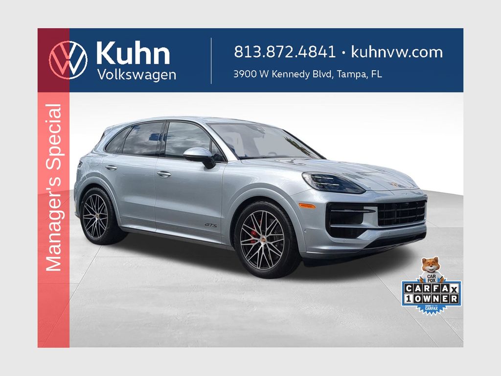 Dolomite Silver Metallic 2025 Porsche Cayenne SUV / Crossover All-Wheel Drive 8-Speed Automatic