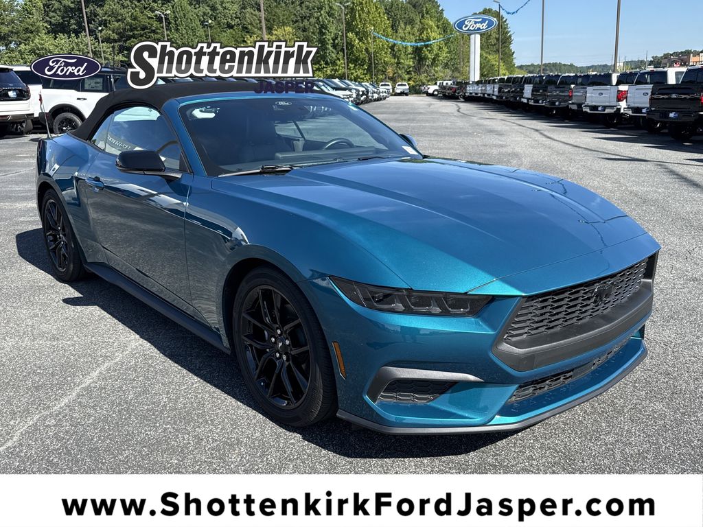 Adriatic Blue Metallic 2026 Ford Mustang Convertible Rear-Wheel Drive Automatic