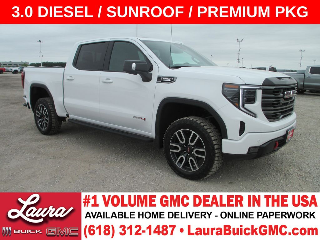 Summit White 2026 GMC Sierra 1500 Pickup Truck Four-Wheel Drive Automatic