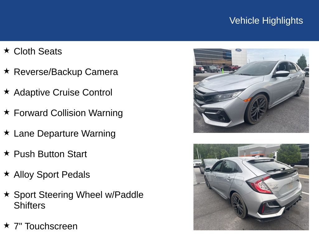 2021 Honda Civic Sport
