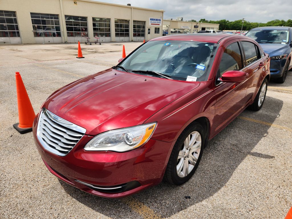 Deep Cherry Red Crystal Pearlcoat 2012 Chrysler 200 Touring Sedan FWD Sedan Front-Wheel Drive 6-Speed Automatic
