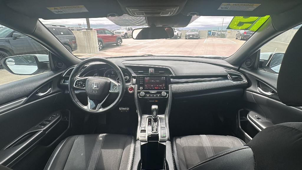 2019 Honda Civic Sport White at Joe Myers Mazda Kia