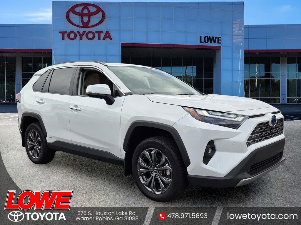 White (Wind Chill Pearl) 2024 Toyota RAV4 Hybrid SUV / Crossover All-Wheel Drive Continuously Variable Transmission