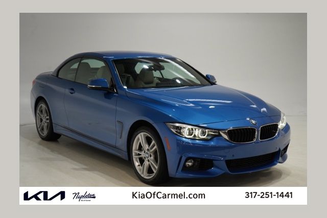 Estoril Blue Metallic 2018 BMW 4 Series 440i xDrive Convertible AWD Convertible All-Wheel Drive 8-Speed Automatic