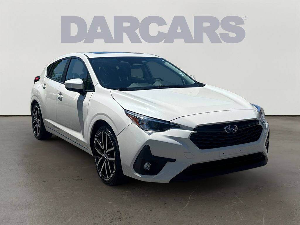 Crystal White Pearl 2024 Subaru Impreza Wagon All-Wheel Drive Continuously Variable Transmission