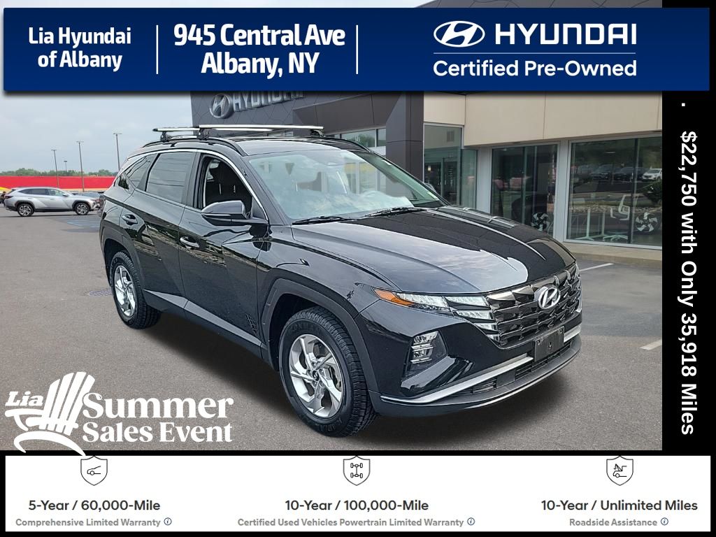 Phantom Black 2022 Hyundai Tucson SUV / Crossover All-Wheel Drive 8-Speed Automatic