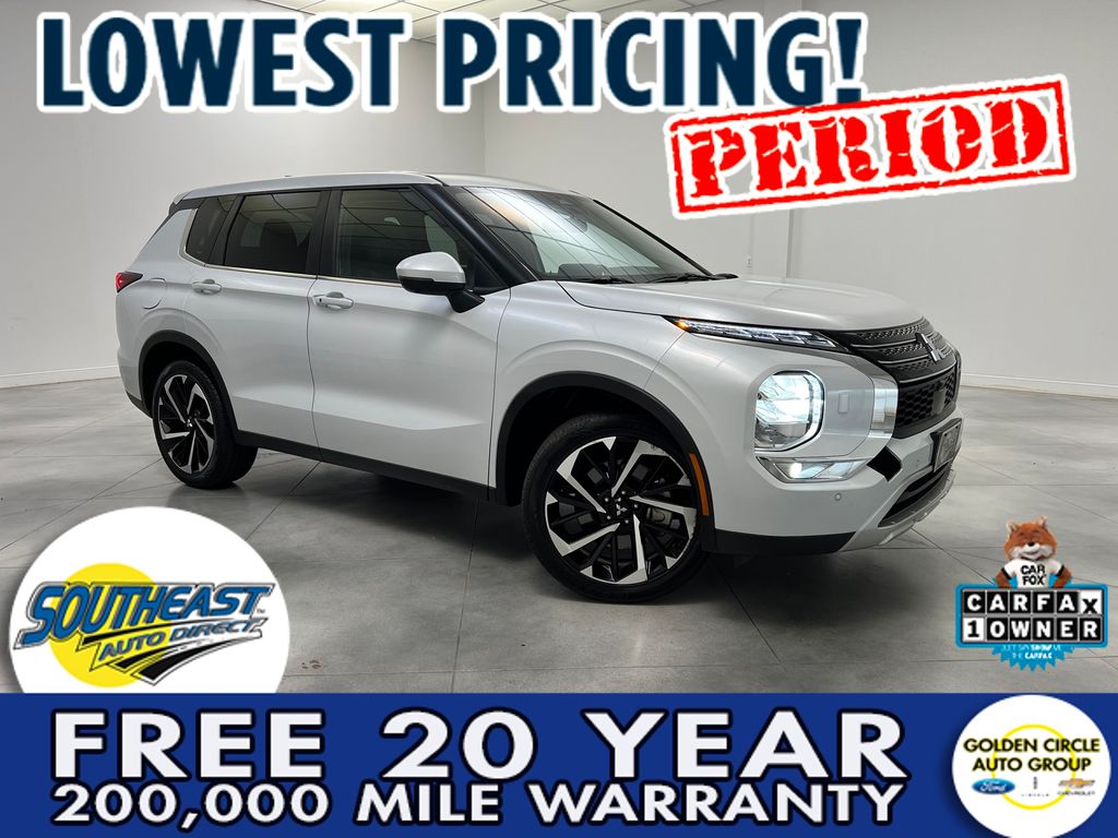 White Diamond 2024 Mitsubishi Outlander SUV / Crossover All-Wheel Drive Continuously Variable Transmission
